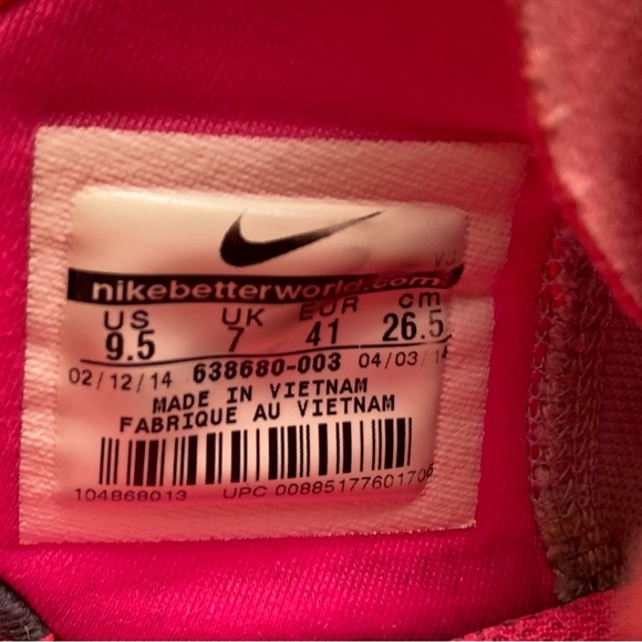 NIKE Free TR CONNECT 2 Running Shoes Women’s 9.5 Leopard Cheetah Print Pink - Picture 9 of 9